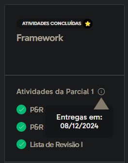 Localizando a primeira parcial